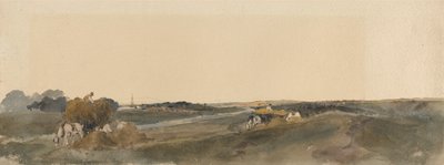Hooien aan de Oevers van een Rivier in Lincolnshire door Peter de Wint